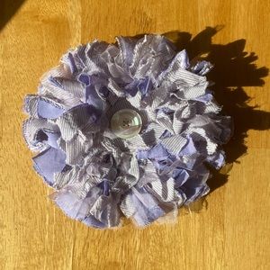 Krista Larson Lavender Flower Dress Pin